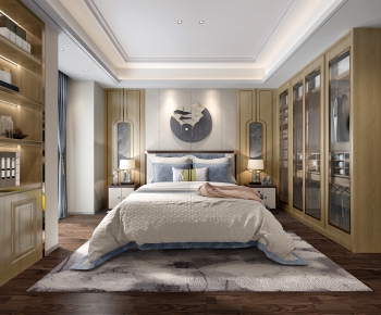 New Chinese Style Bedroom-ID:560360914