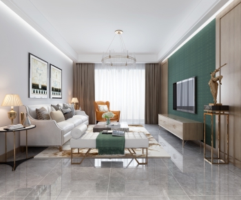 Modern A Living Room-ID:364584924