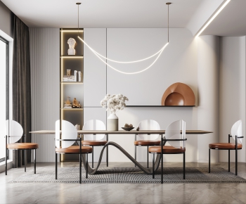 Modern Dining Room-ID:698549745