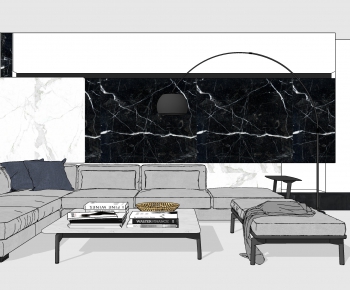 Modern A Living Room-ID:895082009