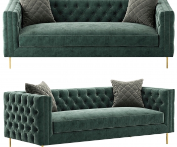 Simple European Style A Sofa For Two-ID:234270104