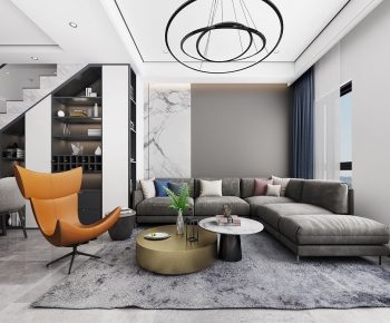 Modern A Living Room-ID:335706004