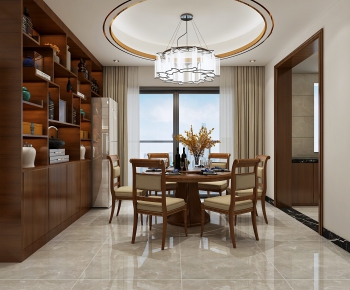 New Chinese Style Dining Room-ID:576009841