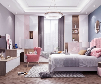 Nordic Style Girl's Room Daughter's Room-ID:109246023