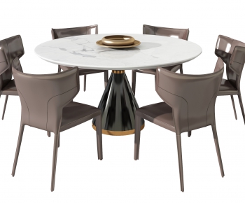 Modern Dining Table And Chairs-ID:710444937