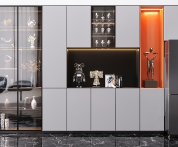 Modern Decorative Cabinet-ID:521734009