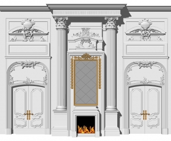 European Style Fireplace-ID:246521955