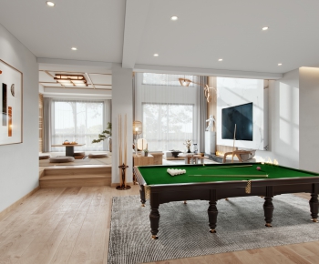 Nordic Style Billiards Room-ID:183968072