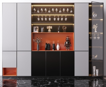 Modern Decorative Cabinet-ID:393194919