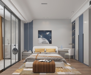 Modern Bedroom-ID:393033989