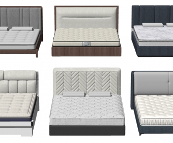 Modern Double Bed-ID:409801967