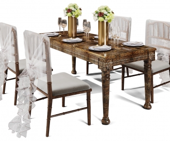 Modern Dining Table And Chairs-ID:862989906