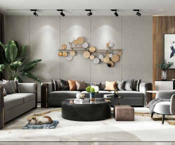 Modern A Living Room-ID:293241981