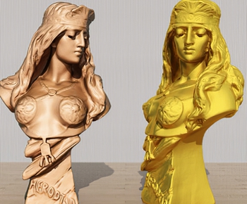 欧式女性人物雕塑-ID:808219919