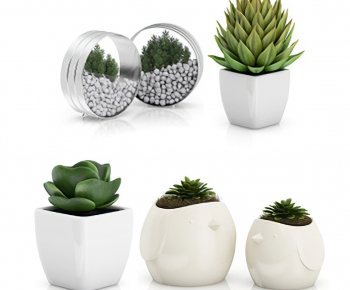 Modern Potted Green Plant-ID:340040922
