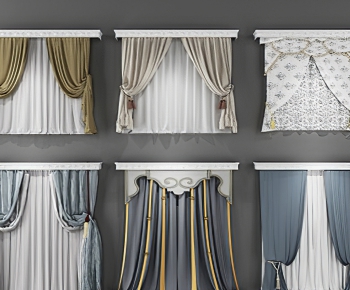 Simple European Style The Curtain-ID:597562072