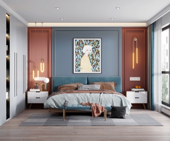 Nordic Style Bedroom-ID:993844034
