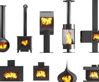 Modern Fireplace-ID:848491214