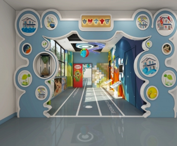 Modern Children's Kindergarten-ID:541371117