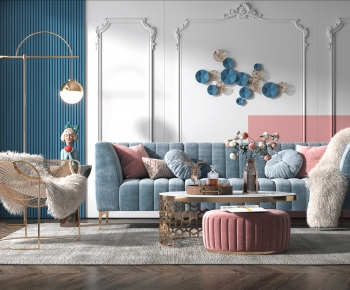 French Style Sofa Combination-ID:100557095