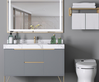 Modern Bathroom Cabinet-ID:700176956