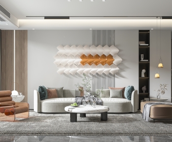 Modern A Living Room-ID:968190914