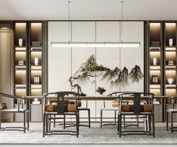 New Chinese Style Dining Room-ID:766048919