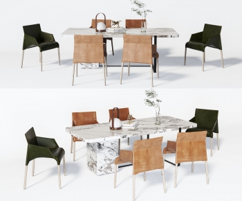 Wabi-sabi Style Dining Table And Chairs-ID:539545066