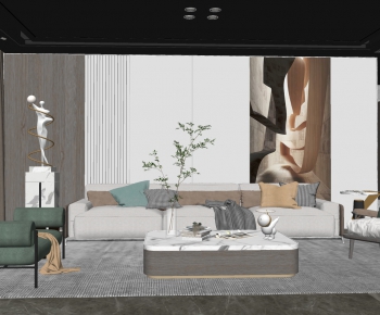 Modern A Living Room-ID:137201071