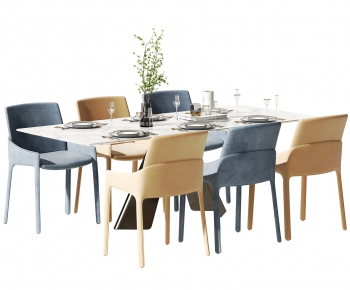 Modern Dining Table And Chairs-ID:239617118