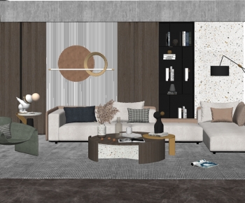 Modern A Living Room-ID:733154061