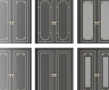 New Chinese Style Door-ID:885929113