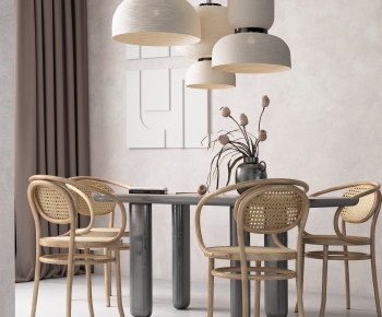 Nordic Style Dining Table And Chairs-ID:797555921