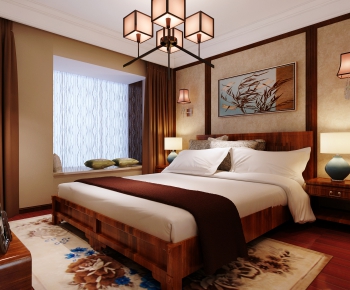 Chinese Style New Chinese Style Bedroom-ID:904397013