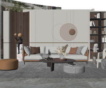 Modern A Living Room-ID:607531072