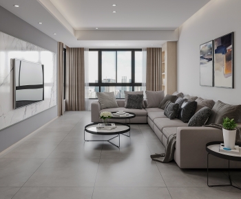 Modern A Living Room-ID:122531893