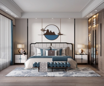 New Chinese Style Bedroom-ID:277159934