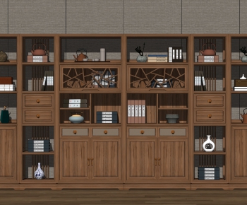 New Chinese Style Bookcase-ID:148245105