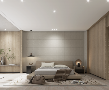 Modern Wabi-sabi Style Bedroom-ID:926830822