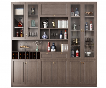 New Chinese Style Wine Cabinet-ID:838354117