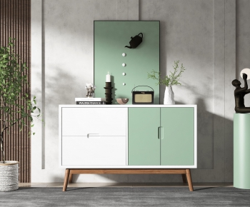 Nordic Style Side Cabinet/Entrance Cabinet-ID:227276098
