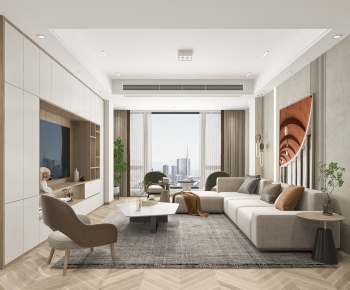 Wabi-sabi Style A Living Room-ID:610495098