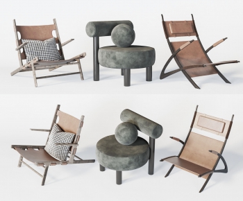 Wabi-sabi Style Lounge Chair-ID:231412894