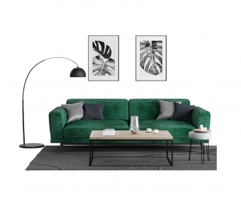 Nordic Style A Sofa For Two-ID:934933906