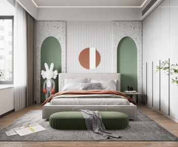 Nordic Style Bedroom-ID:706815964