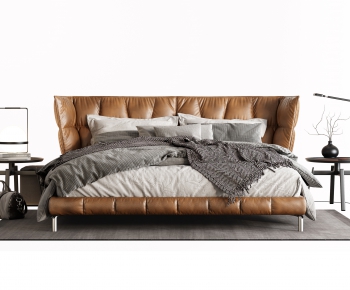Modern Double Bed-ID:284516102