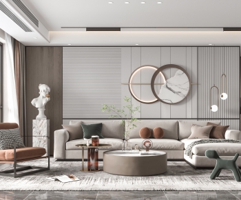 Modern A Living Room-ID:501470095