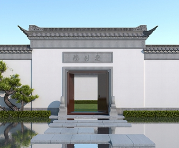 Chinese Style Facade Element-ID:434739113