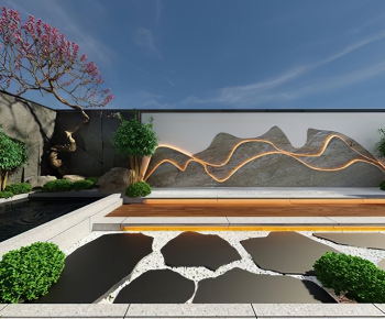 New Chinese Style Courtyard/landscape-ID:274645096