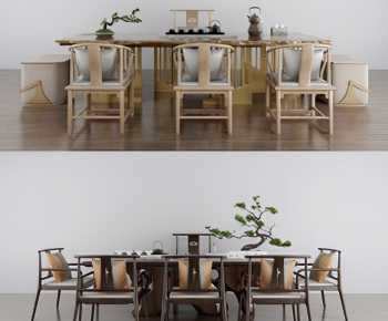 New Chinese Style Tea Tables And Chairs-ID:151818995